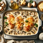 Recepten met AI: Ovenschotel met kip en champignonroomsaus