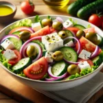 Recepten met AI: Griekse salade met feta en olijven