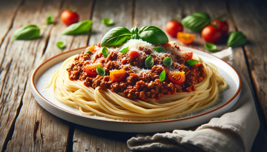 Spaghetti bolognese