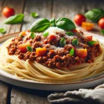 Recepten met AI: Spaghetti bolognese