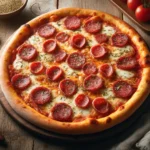 Recepten met AI: Pizza Salami met gekochte bodem